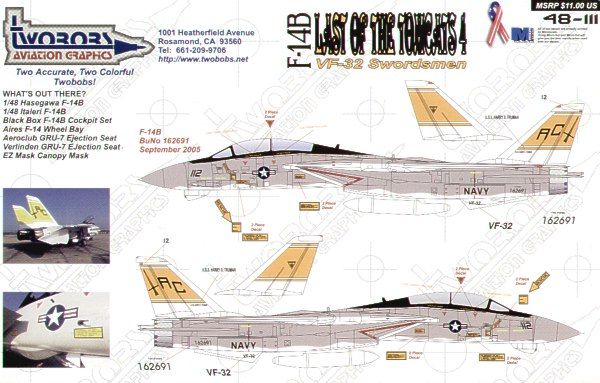 1:48 Grumman F-14B Last Of The Tomcats (1)