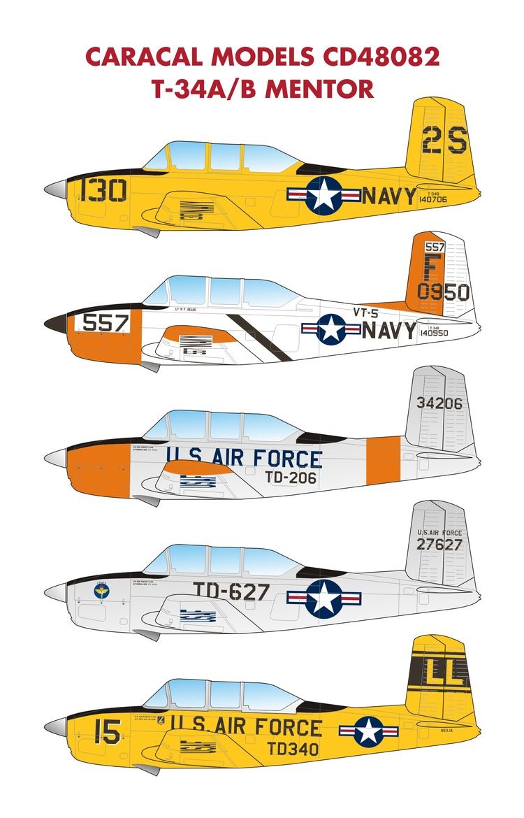 1:48 Beechcraft T-34A/B Mentor - Part 1