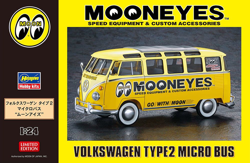 1:24 Volkswagen Type2 Micro Bus Mooneyes Speed Equipment & Custom