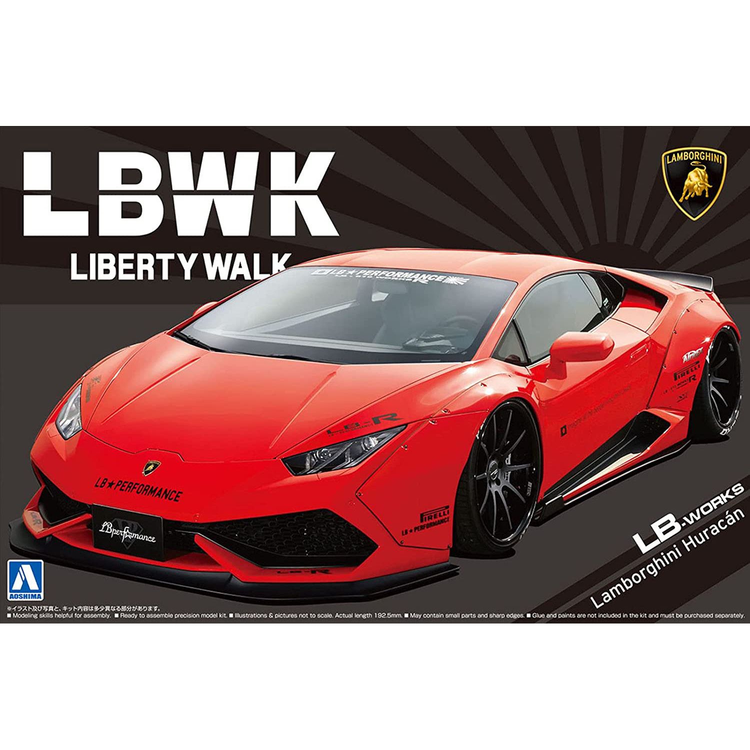 1:24 LB WORKS LAMBORGHINI HURACAN VERSION 1