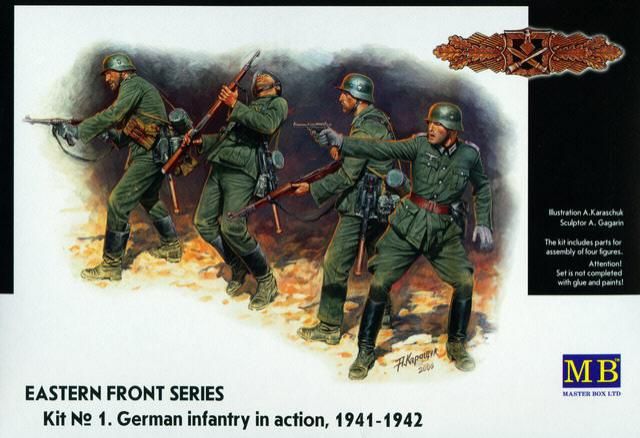 1:35 Eastern Front Series Kit No. 1 German infantry in action 1941