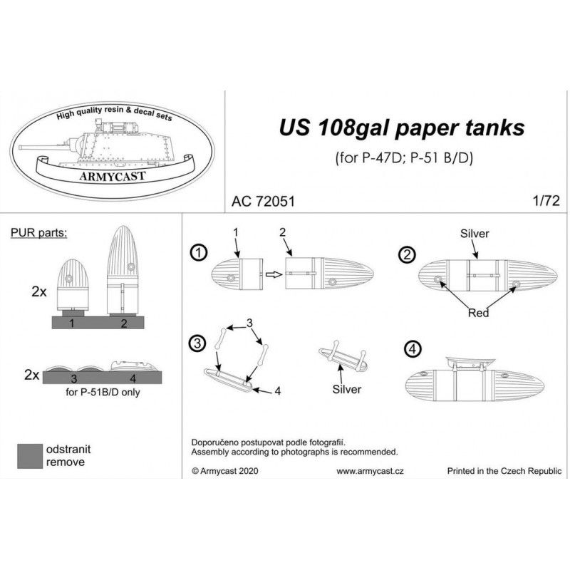 172 Us 108 Gal Paper Tanks